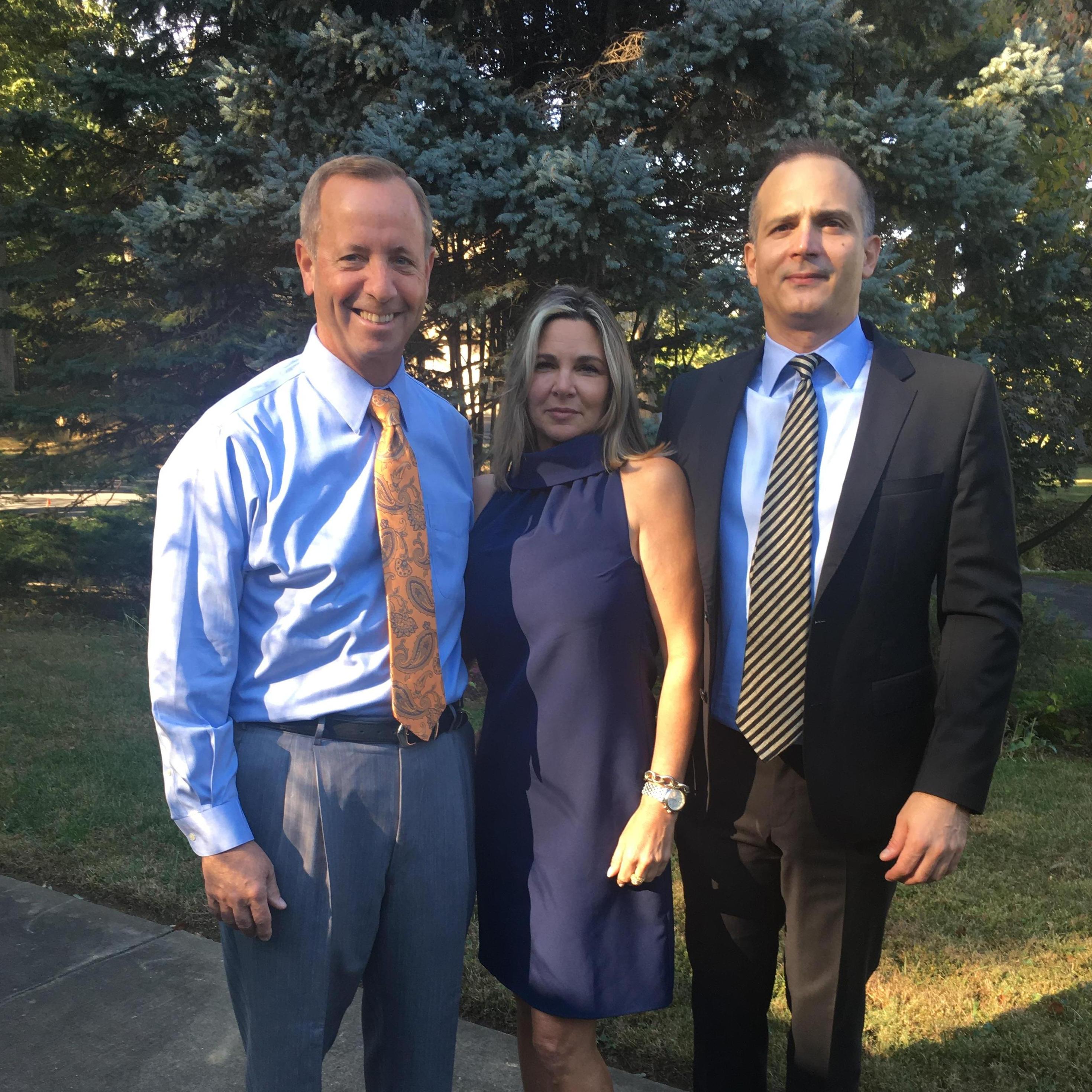 Brad Antle, Kathryn and  brother John Scozzafava