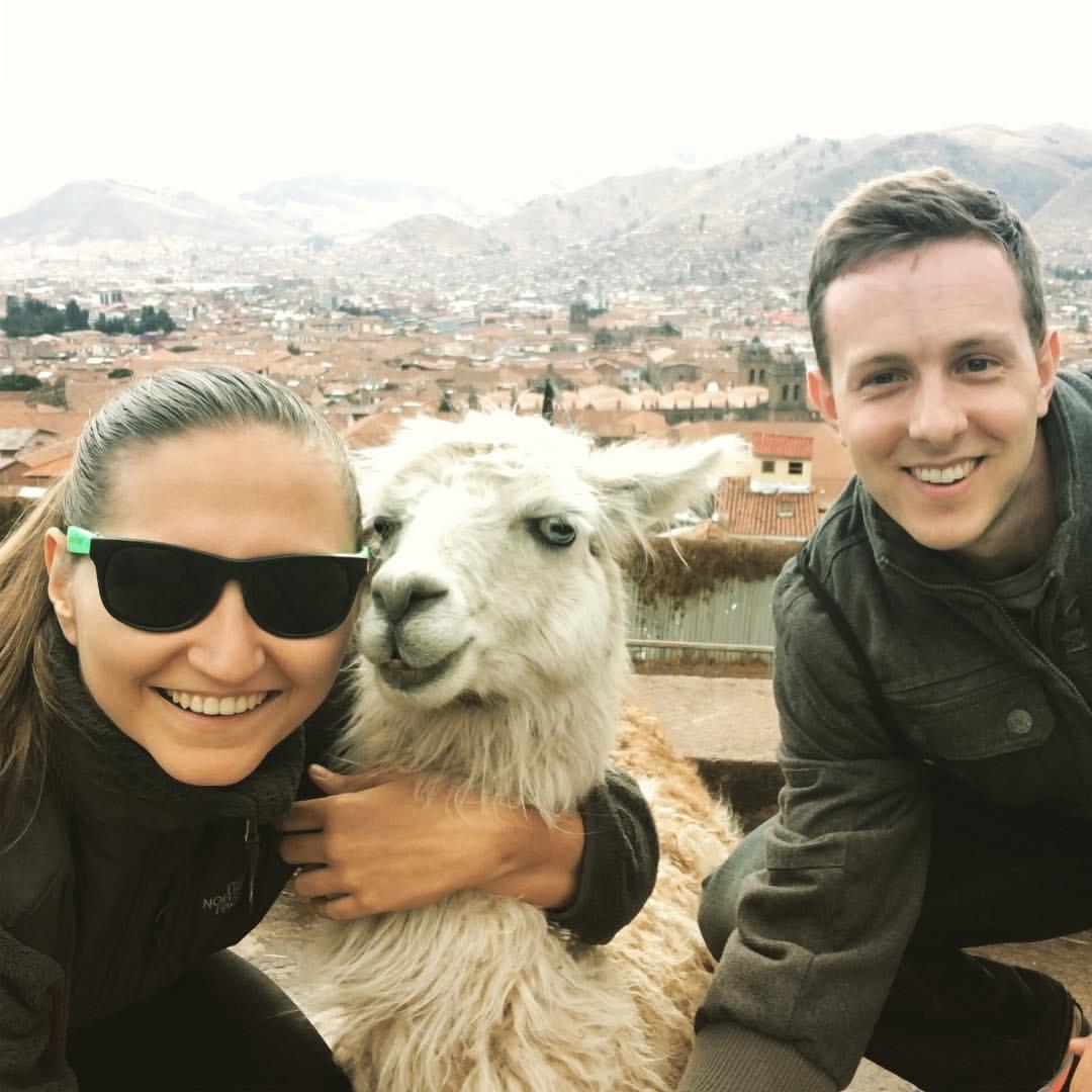Brandon third-wheels it in Cusco, Peru with Karolina and Pablo