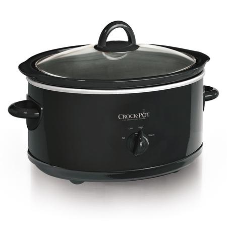 Crock-Pot Manual Slow Cooker, 7-Quart, Black (SCV700-B2)