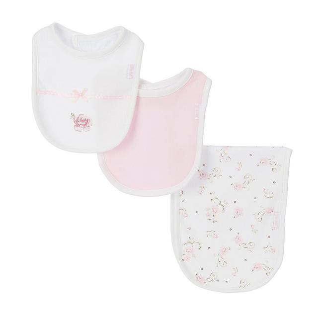 Little MeRose Bib & Burp Cloth 3-Piece Set
