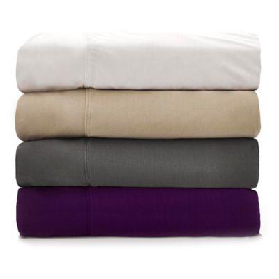Purple® Solid Viscose Made From Bamboo Full/Queen Sheet Set in Slate Grey