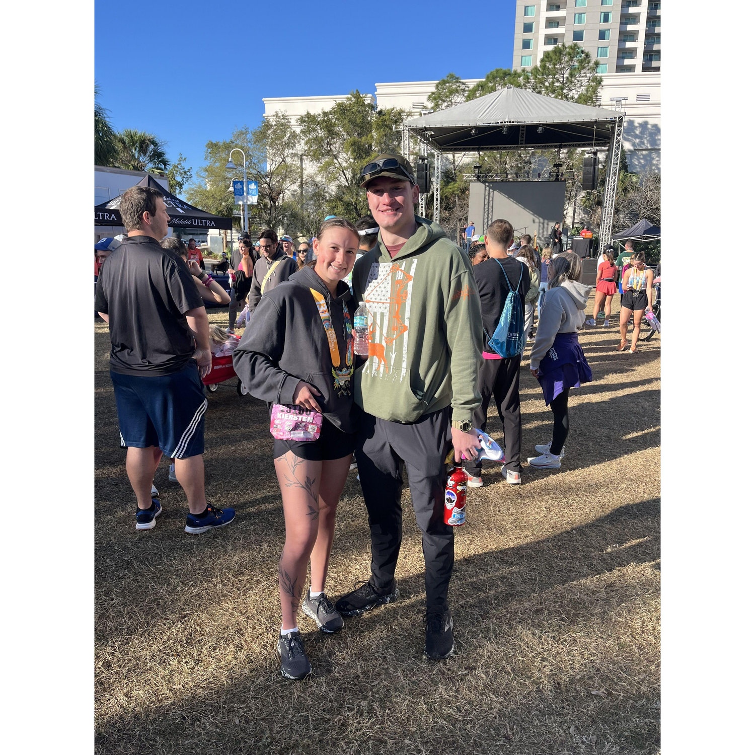 Kiersten's first half marathon!