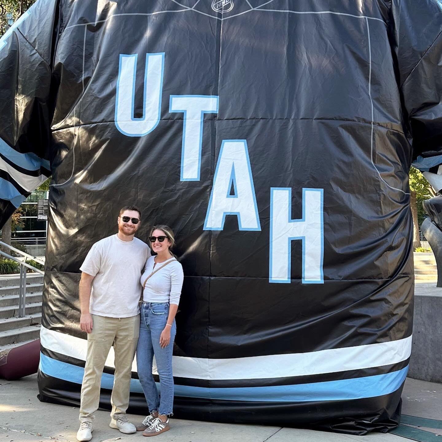 Went to the inaugural game of the Utah Hockey club and got to see Shaboozey perform 'A Bar Song' 5 times in a row