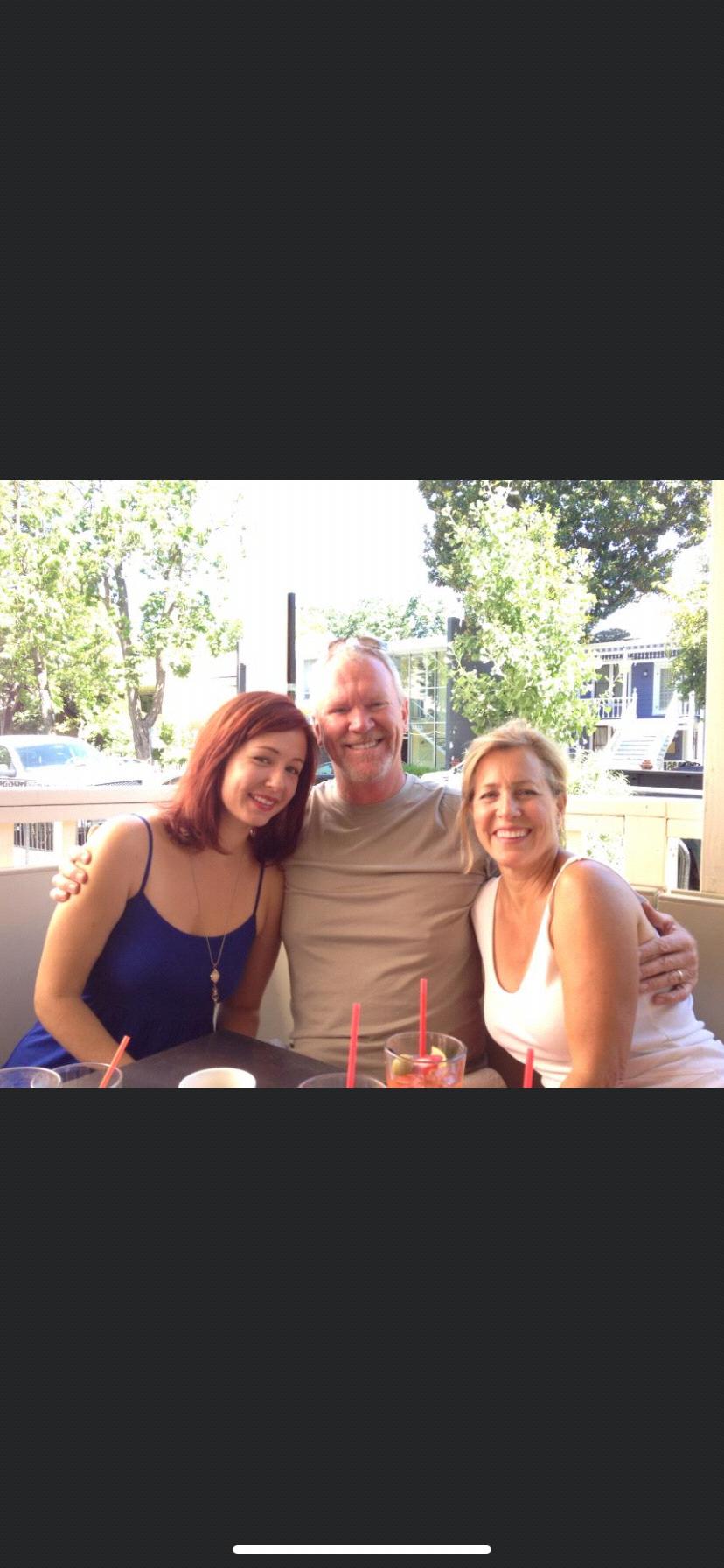 Meghan, step-dad Ed and mom Patty