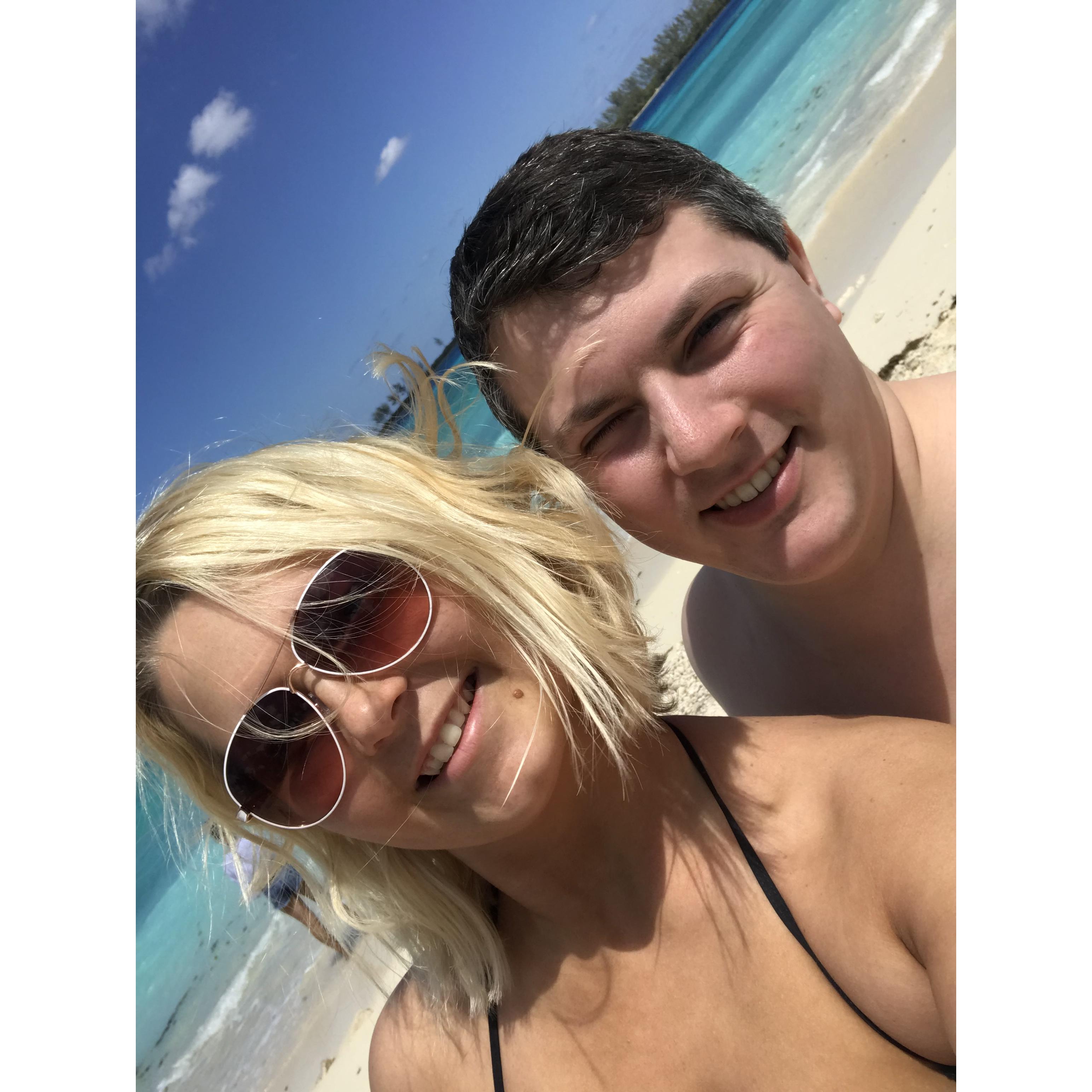 The Bahamas for our first vacation together