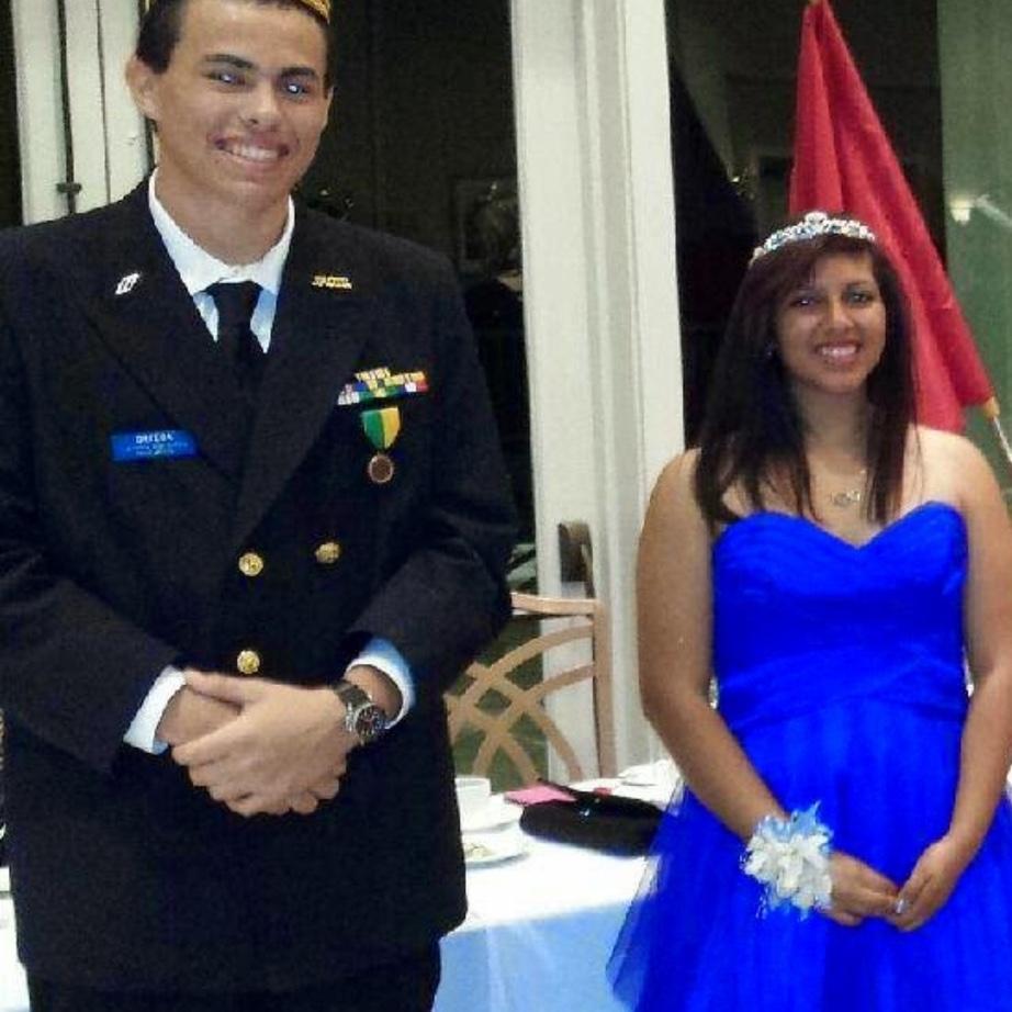 Freshman navy ball prince and princess 2014