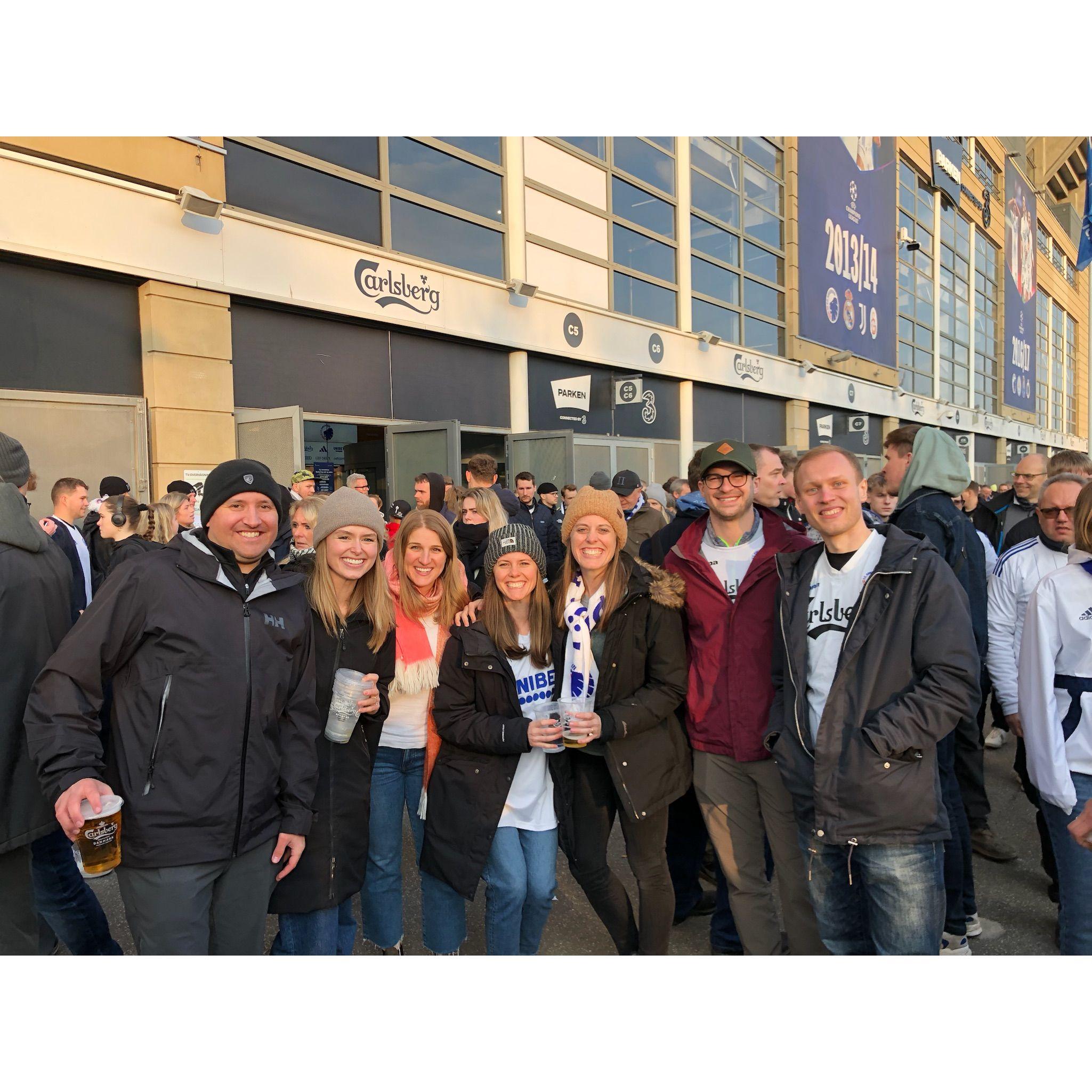 Taking American friends to an FC Copenhagen match | Copenhagen, Denmark | March 2023