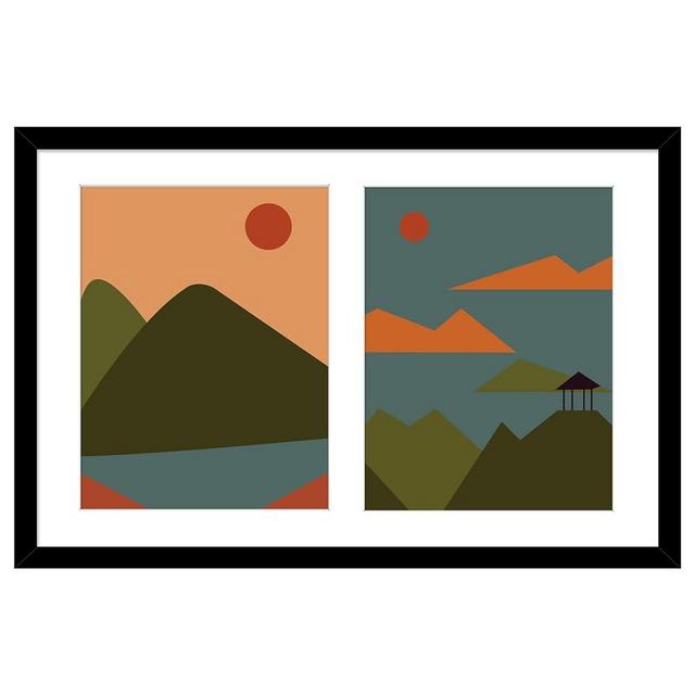 Frametory, 12x19 Black Picture Frame - Made To Display Pictures Double 8x10 with Mat or 12x19 without Mat - Real Glass - Pre-Installed Wall Mounting Hardware