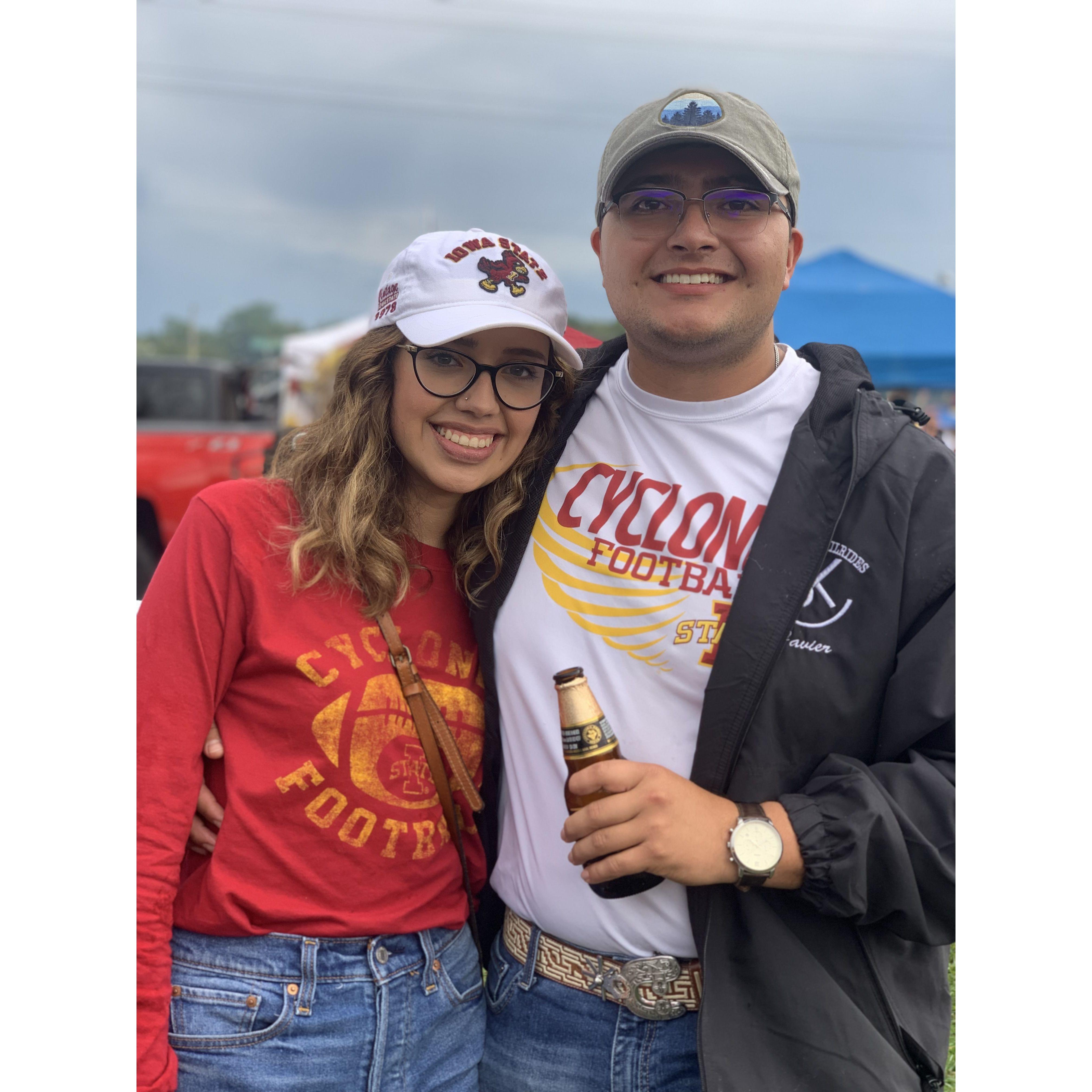 First tailgate together
