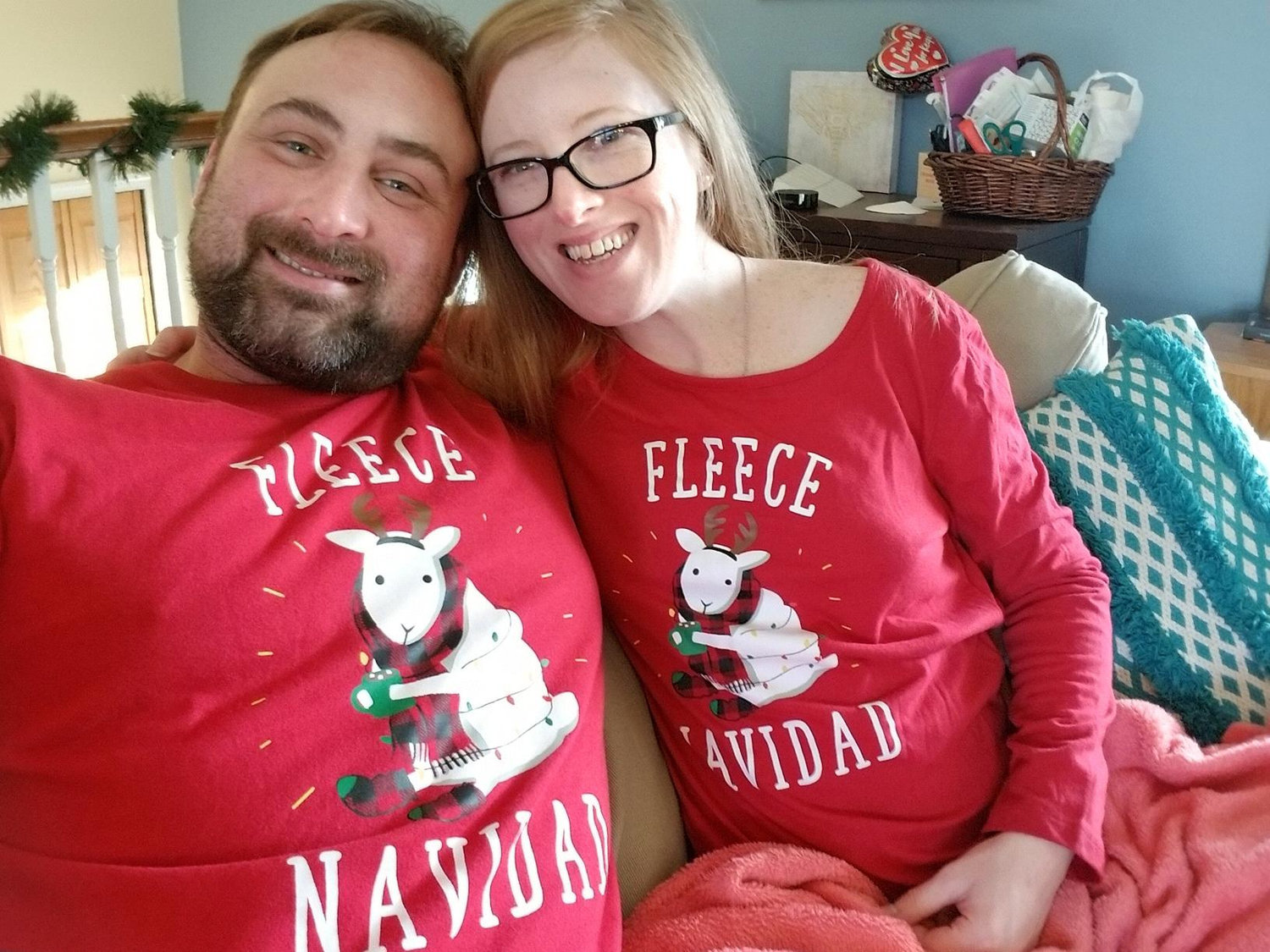 Yes, we are that couple that wears matching PJ's on Christmas Eve. Hah! This was before the proposal.