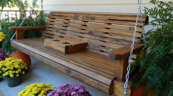 5ft Porch Swing, Personalized Outdoor Gift for Family