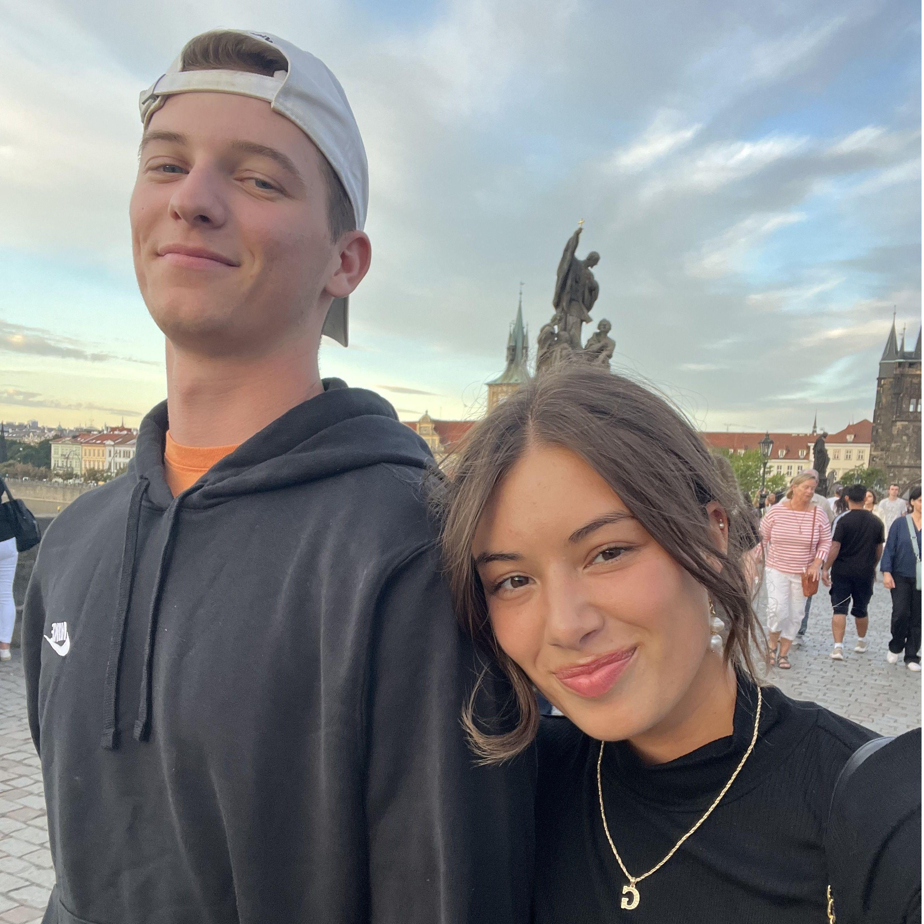 A little selfie from our time walking around Prague.