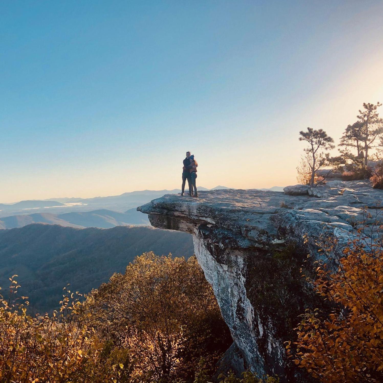 Sunrise hike to McAfee Knob, October 2021