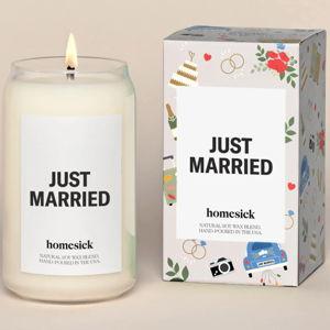 Just Married Candle - The Perfect Wedding Candle Gift | Homesick | | Homesick Candles