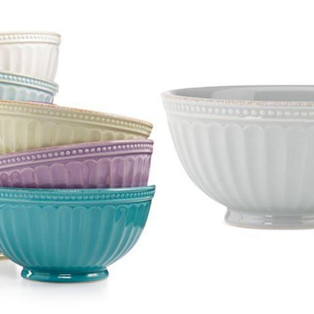 French Perle Groove Bowl (Dove Grey)