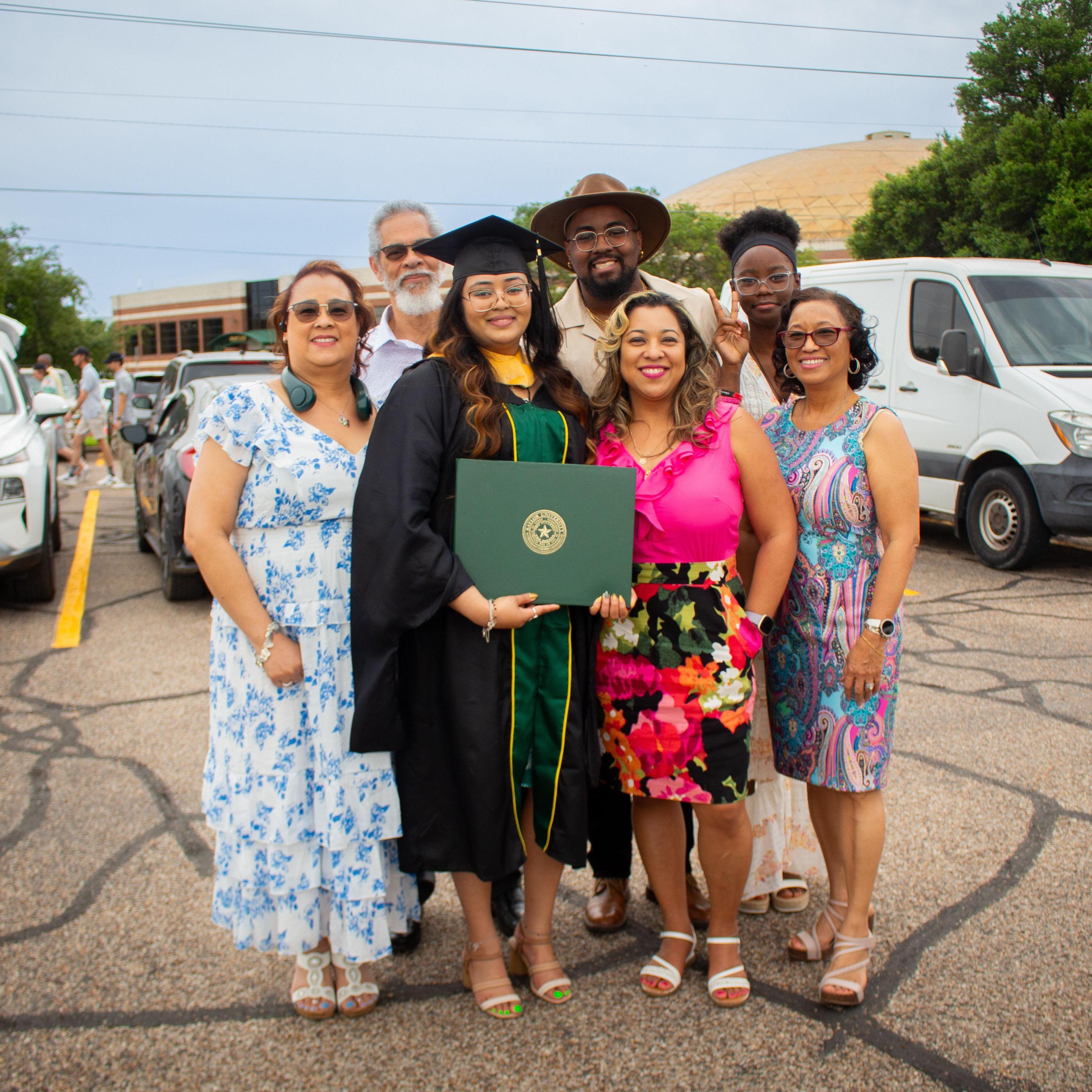 The day Chantal Graduated with her Master's Degree in Social Work