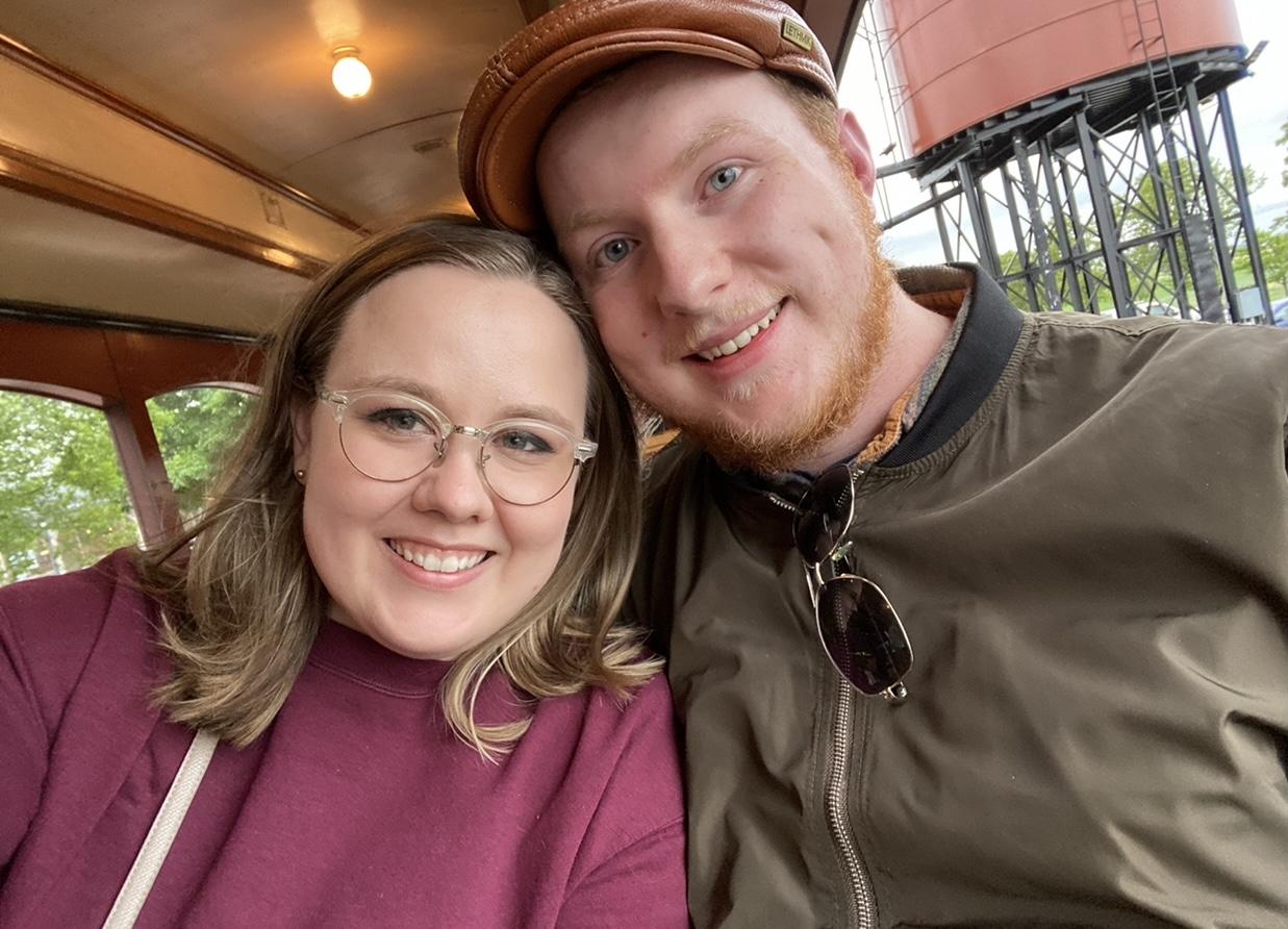 Enjoying another train ride at Strasburg Railroad during a weekend getaway. May 29, 2021