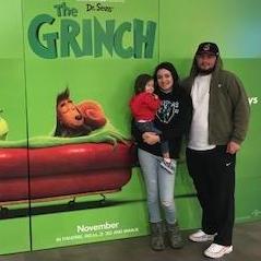 When we went to watch "The Grinch"..<3