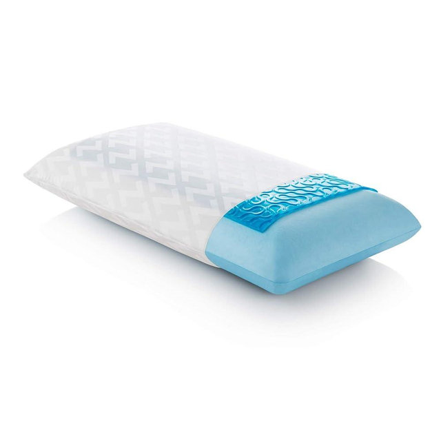 Z Gel-Infused Dough Memory Foam + Z Gel Pillow - Removable Tencel Cover - King - High Loft