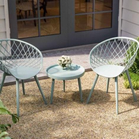 Kurv 3pc Chat Set - Cool Sage - Jamesdar