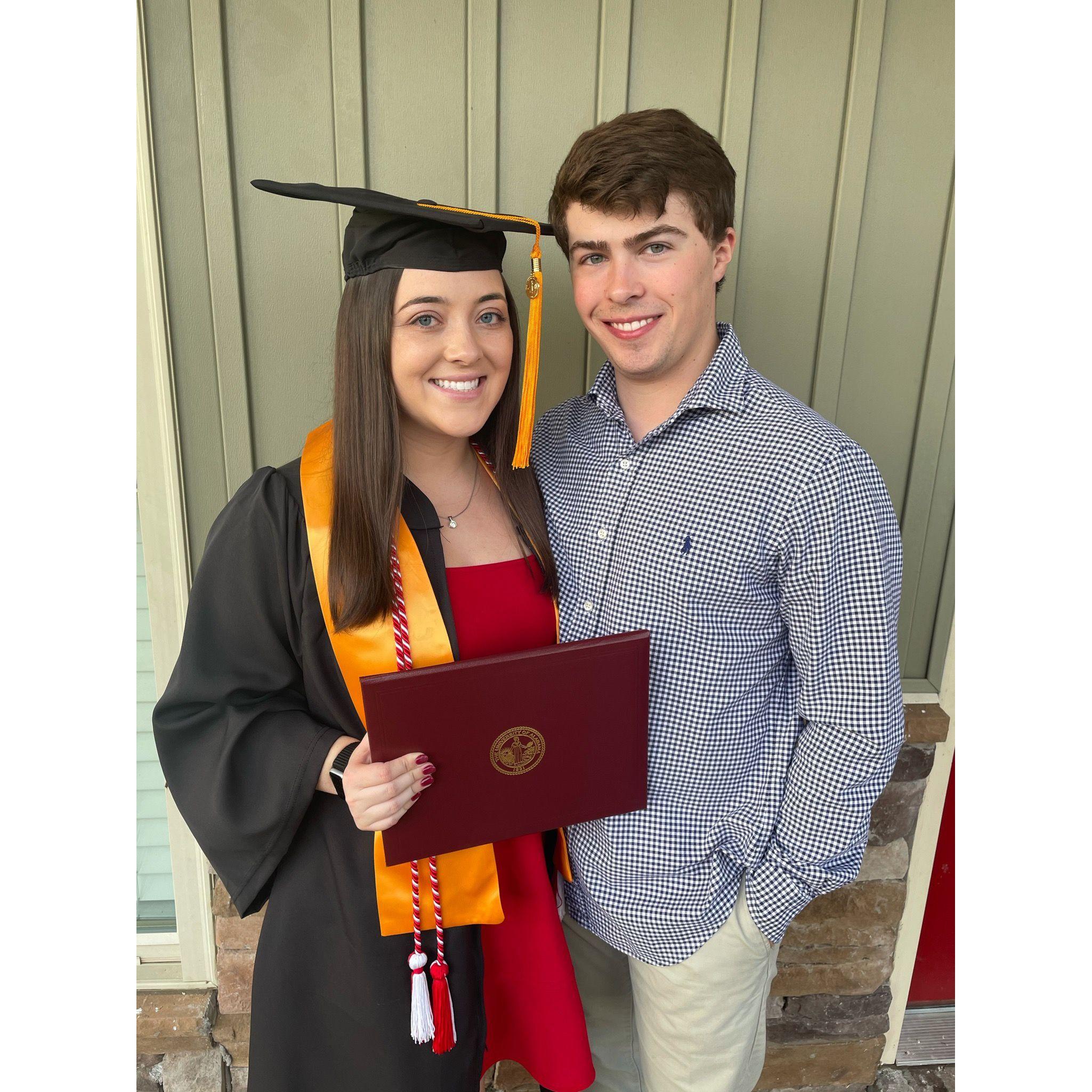 Taylor's college graduation. 12/12/2020