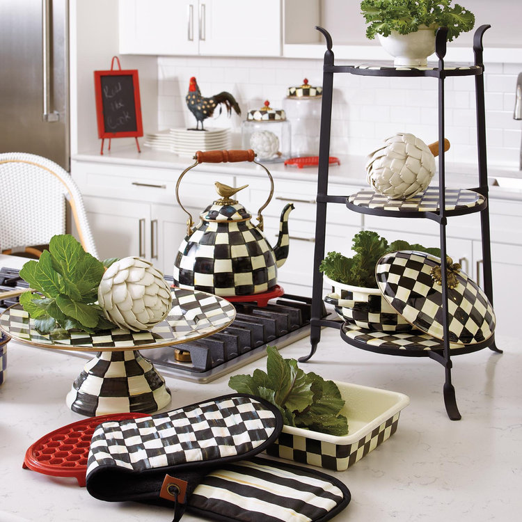 MacKenzie-Childs, Courtly Check Medium Casserbole | Zola