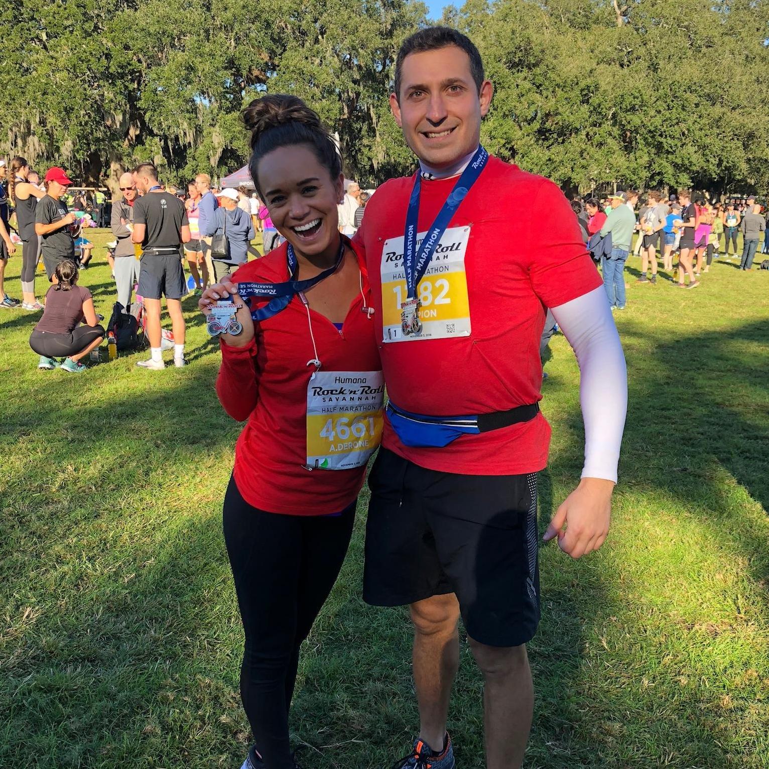 Our first half marathon!