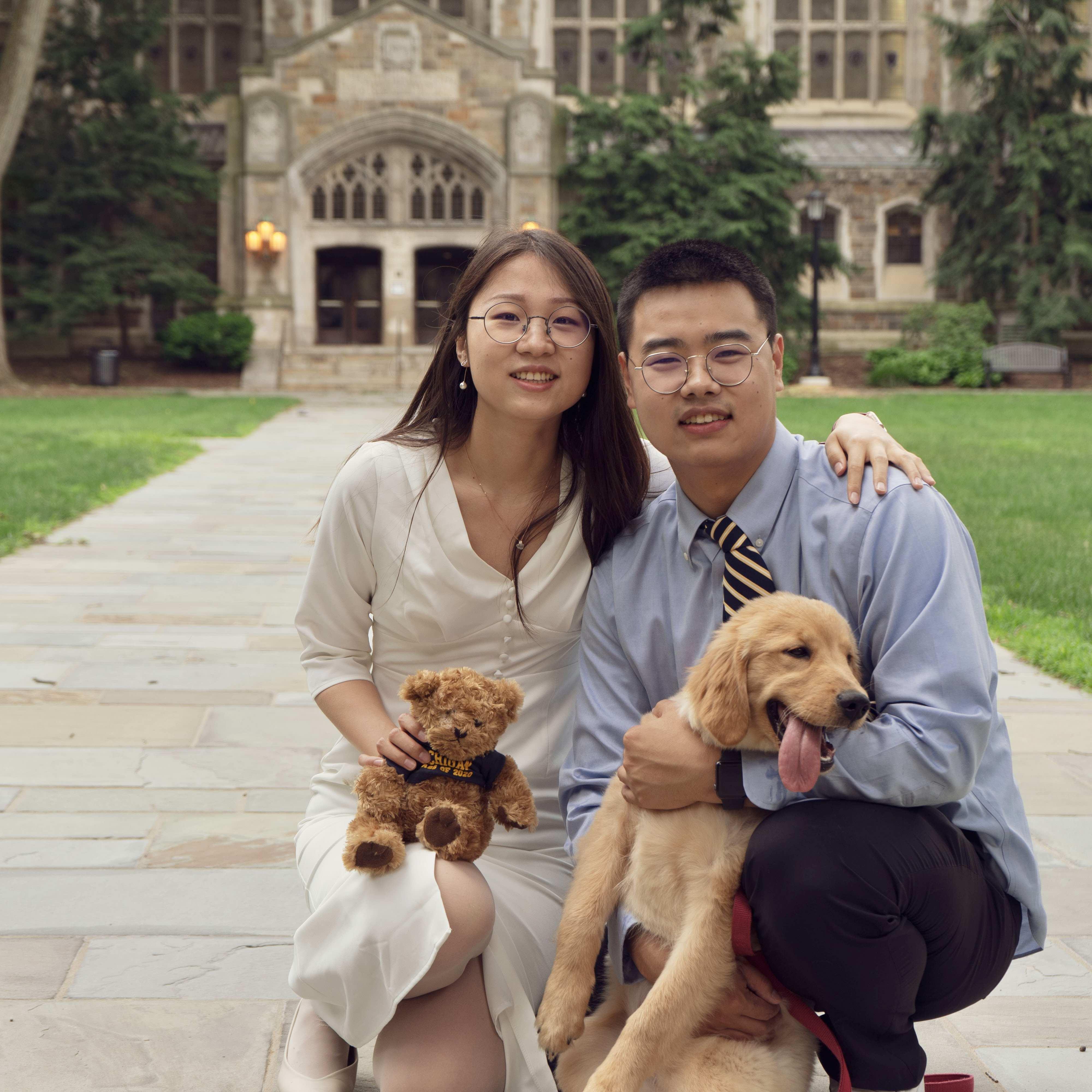 In 2021, Joey graduated from U-M. And we have a new family member, Daisy!