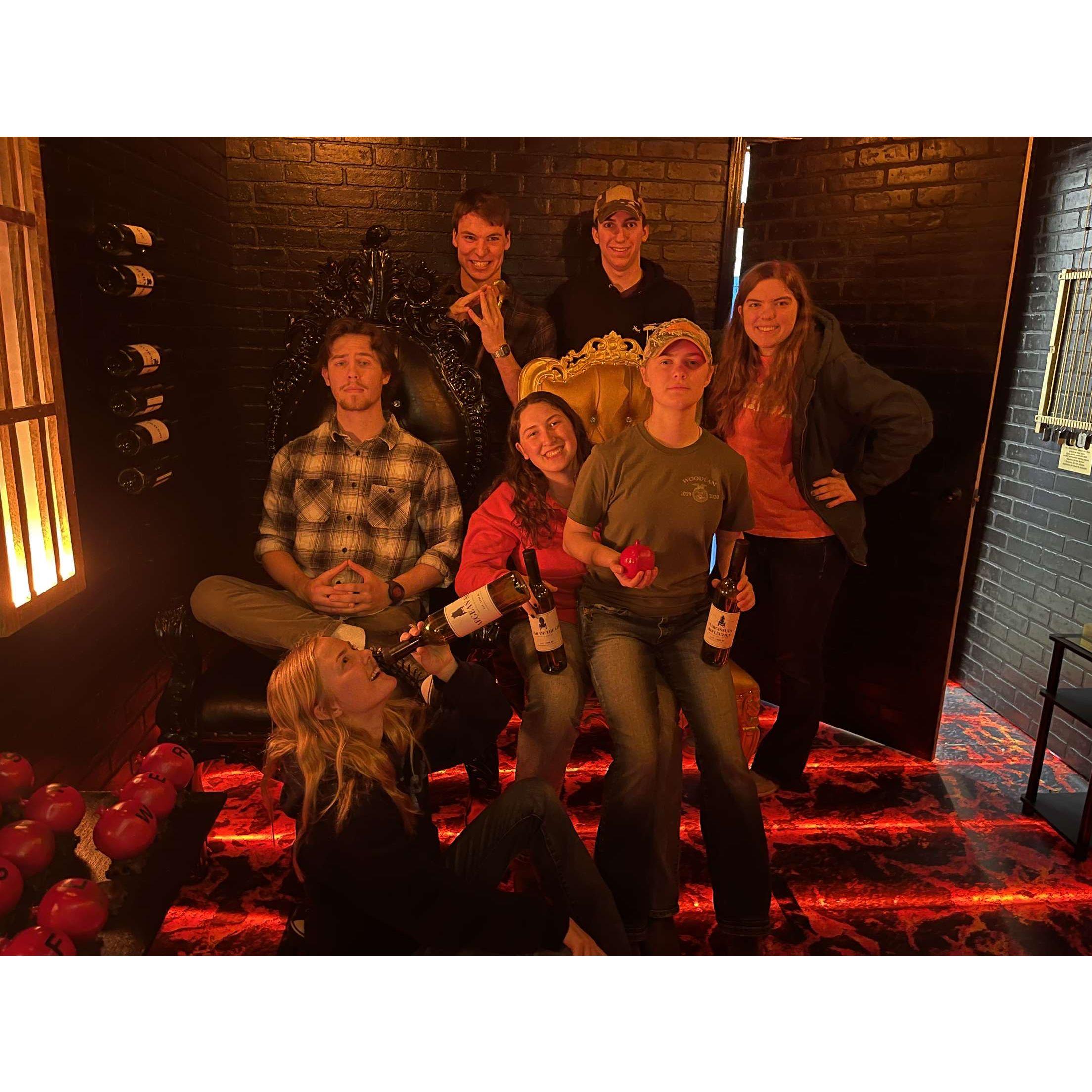 Escape room with the Purdue crew!