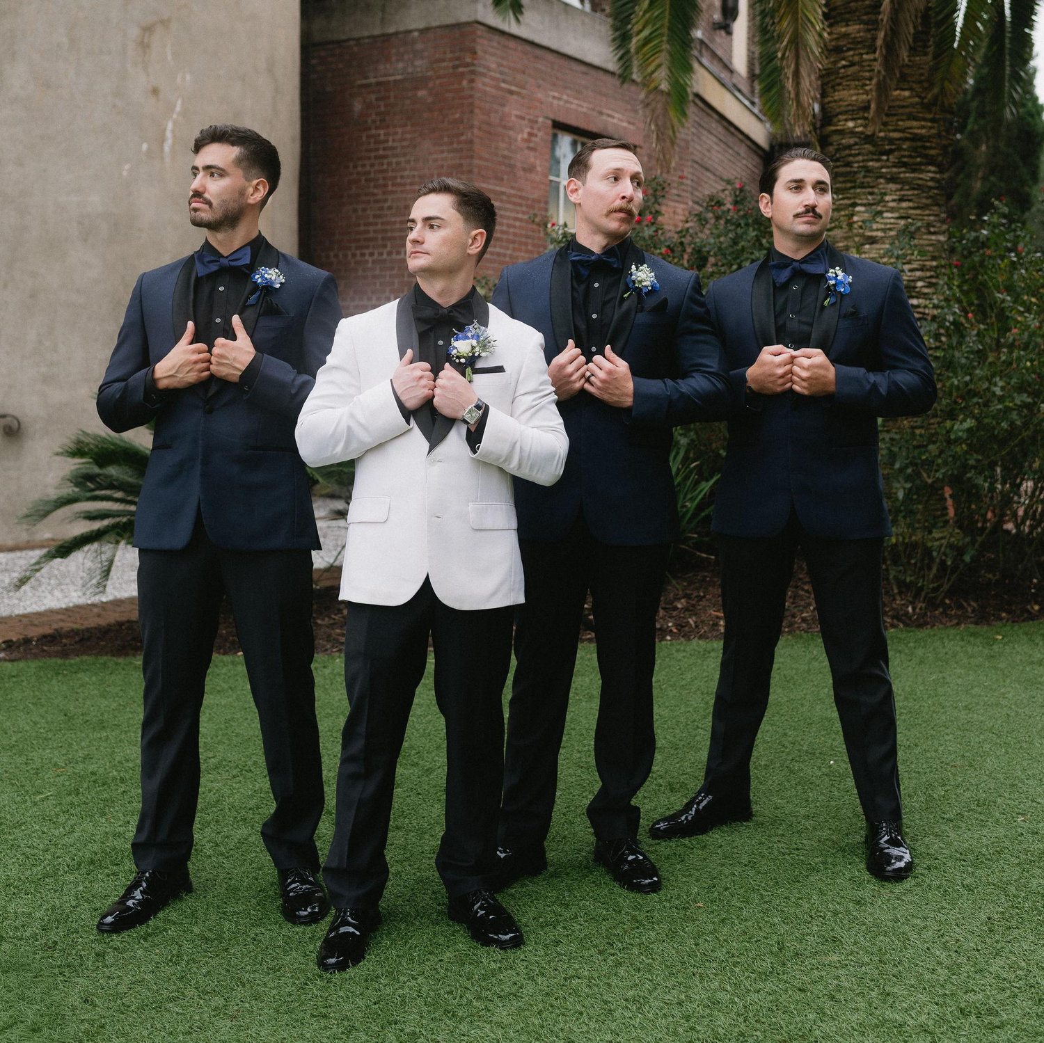 The Groom and his groomsmen
