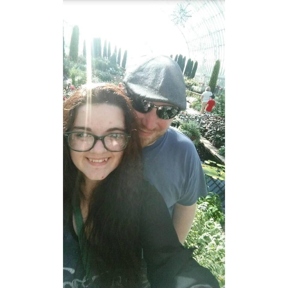 Rachel and Erics first trip to the Como Zoo!