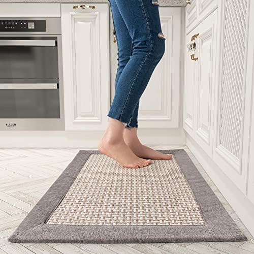Kitchen Floor Mats for in Front of Sink Kitchen Rugs and Mats Non-Skid Twill Kitchen Mat Standing Mat Washable