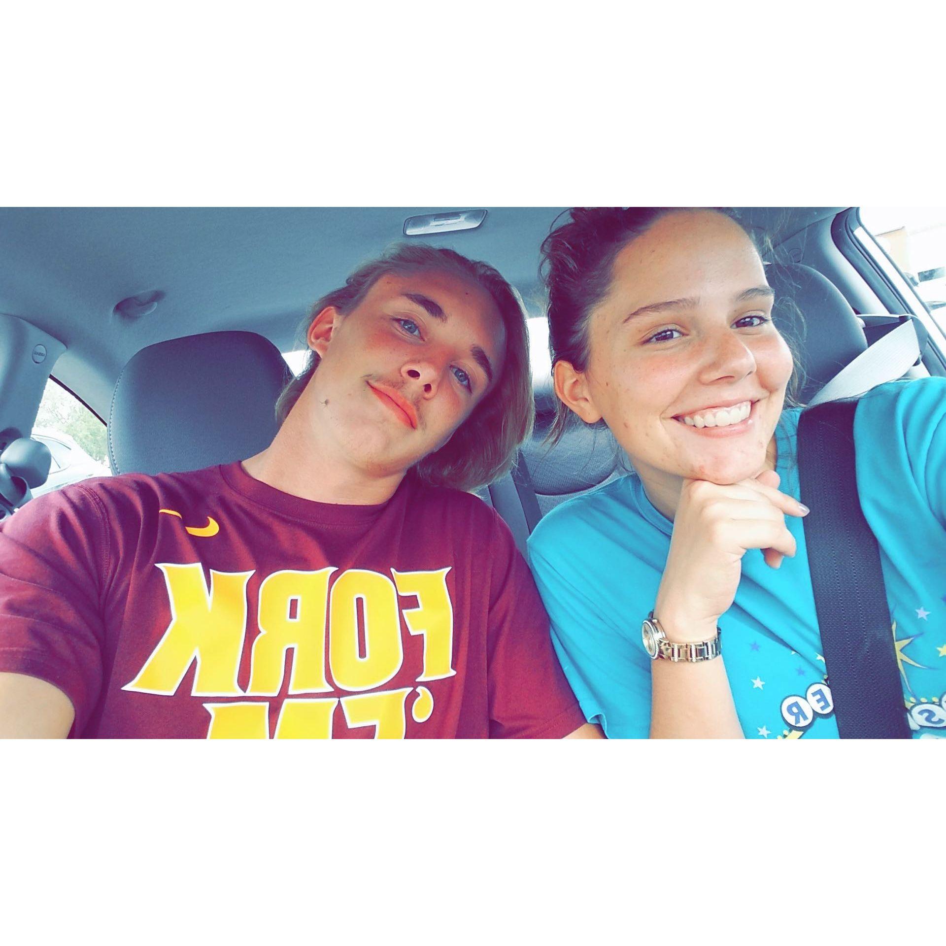 This photo was taken only 2 months into dating.