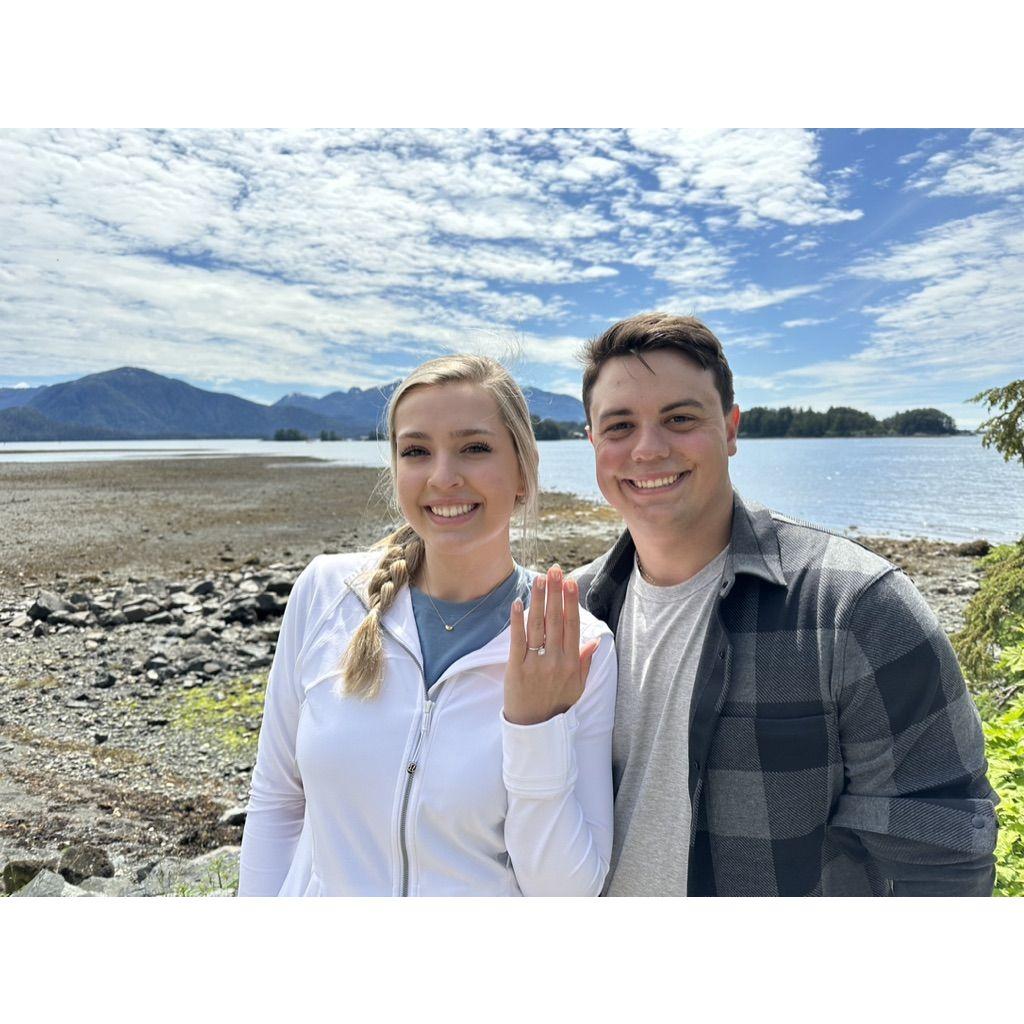 6/21/23 Engaged in Sitka, Alaska! It was the most perfect day!