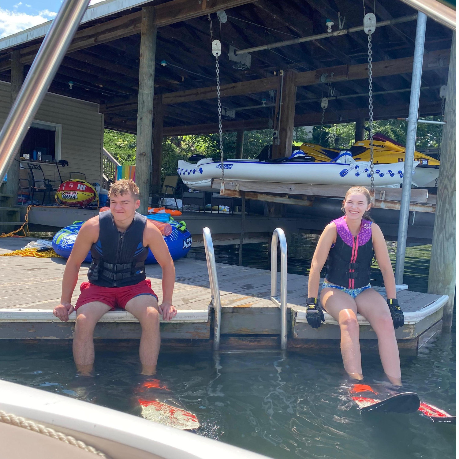 Smith Mountain Lake, August 2020. This is where Caleb asked Joanna's dad for his blessing to marry her.