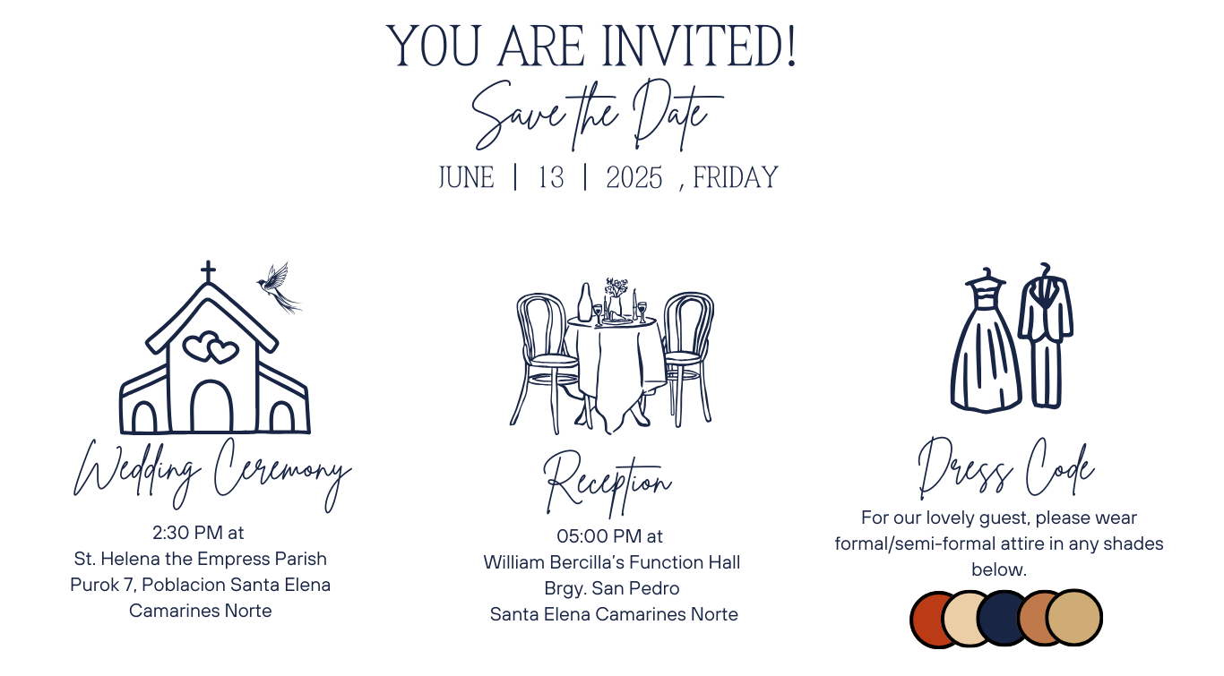 The Wedding Website of Sharmaine Gardoña and Anthony Alinsunurin