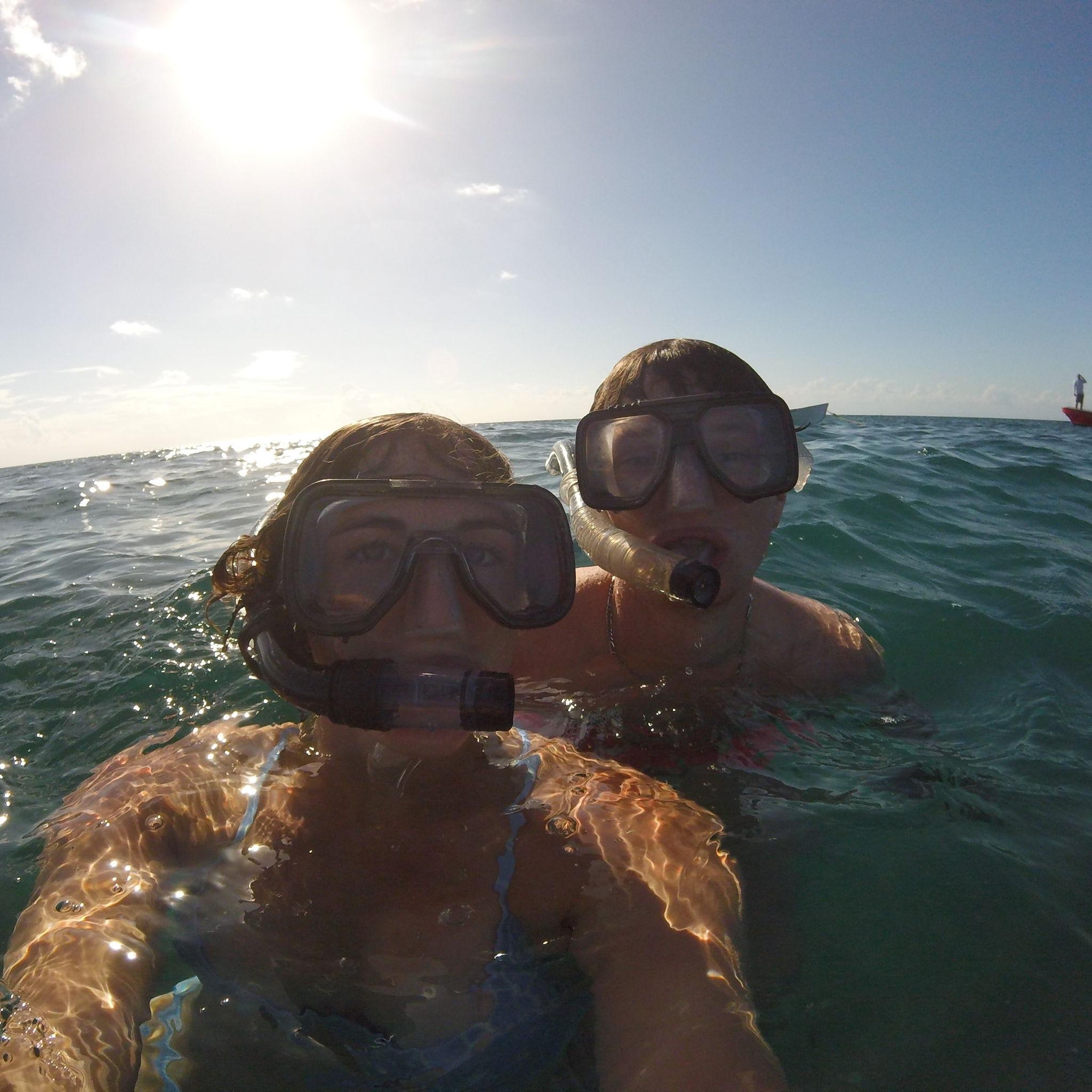 Snorkeling in Ray Caye