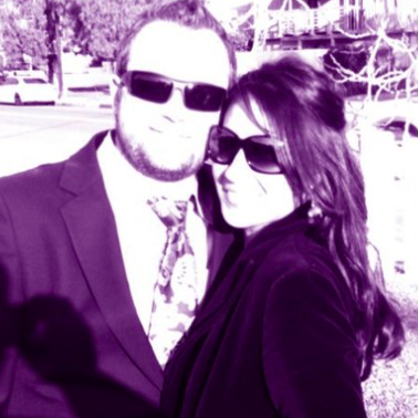 Our first wedding as a couple