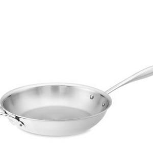 Williams Sonoma Thermo-Clad™ Stainless-Steel Fry Pan, 12"