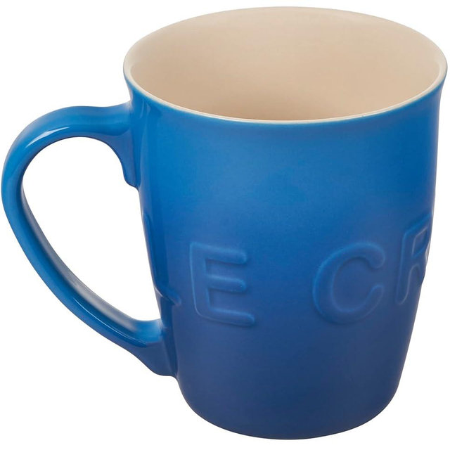 Le Creuset Stoneware 20 oz Extra-Large Logo Coffee Mug, Marseille