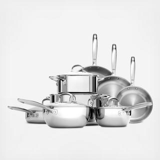 Tri-Ply Stainless Steel Pro 13-Piece Cookware Set