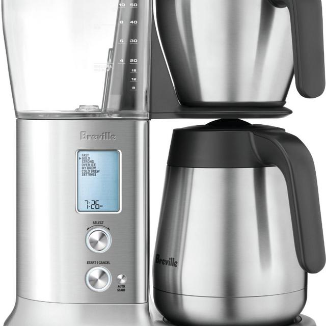 Breville - the Precision Brewer Thermal 12-Cup Coffee Maker - Brushed Stainless Steel