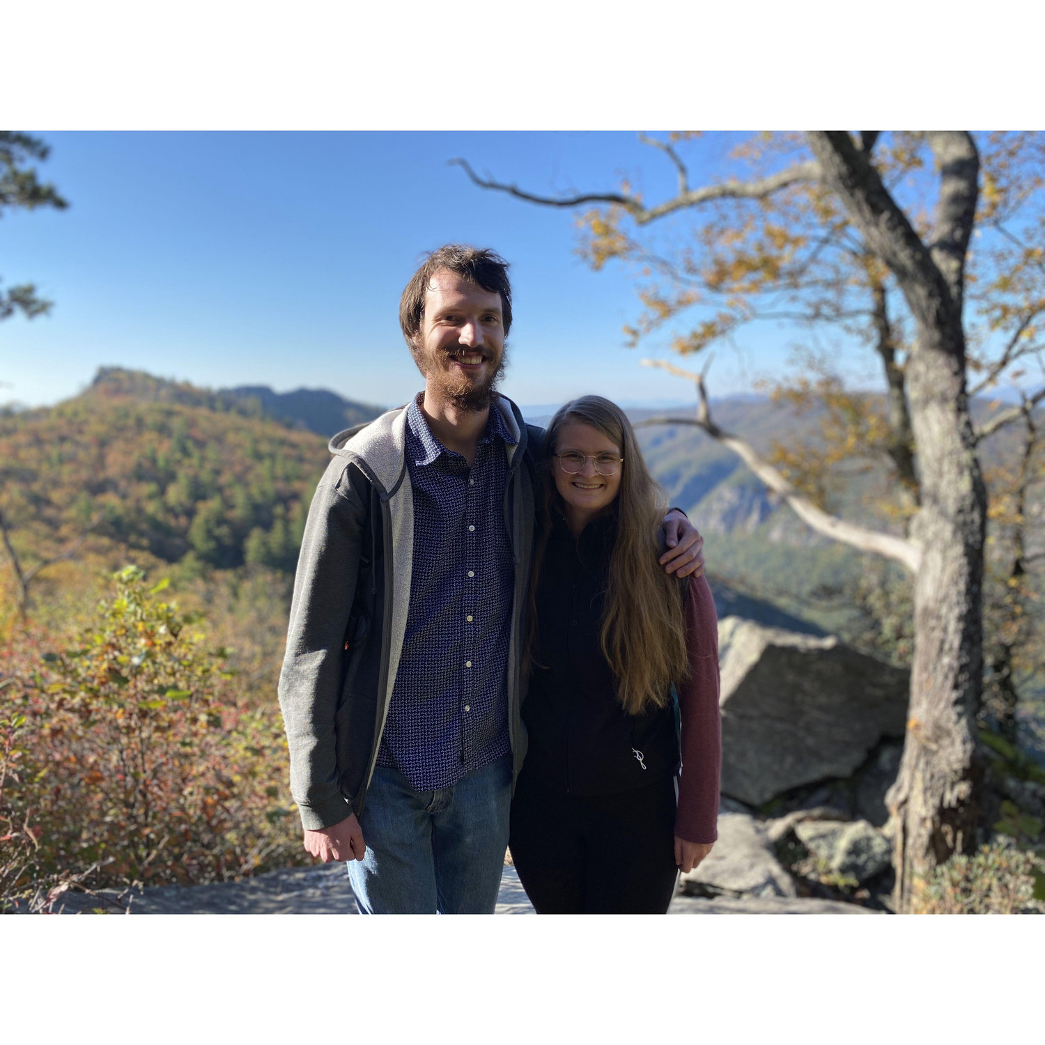 Our first photo together