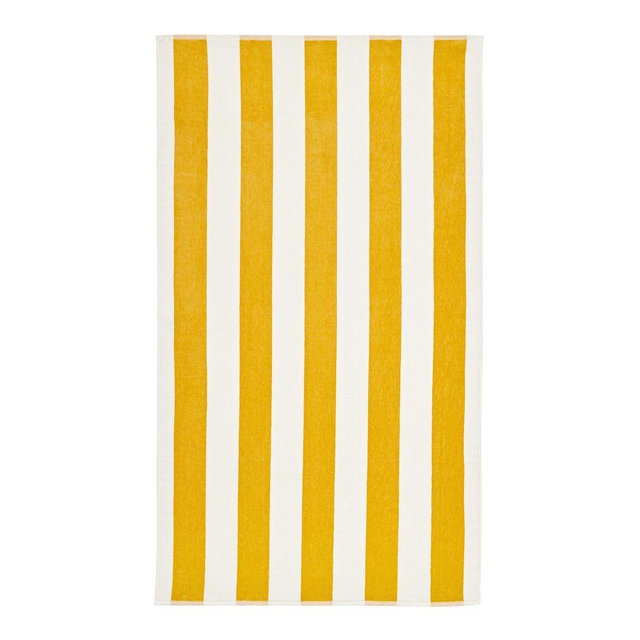 Classic Awning Striped Pool Towel, Sunflower