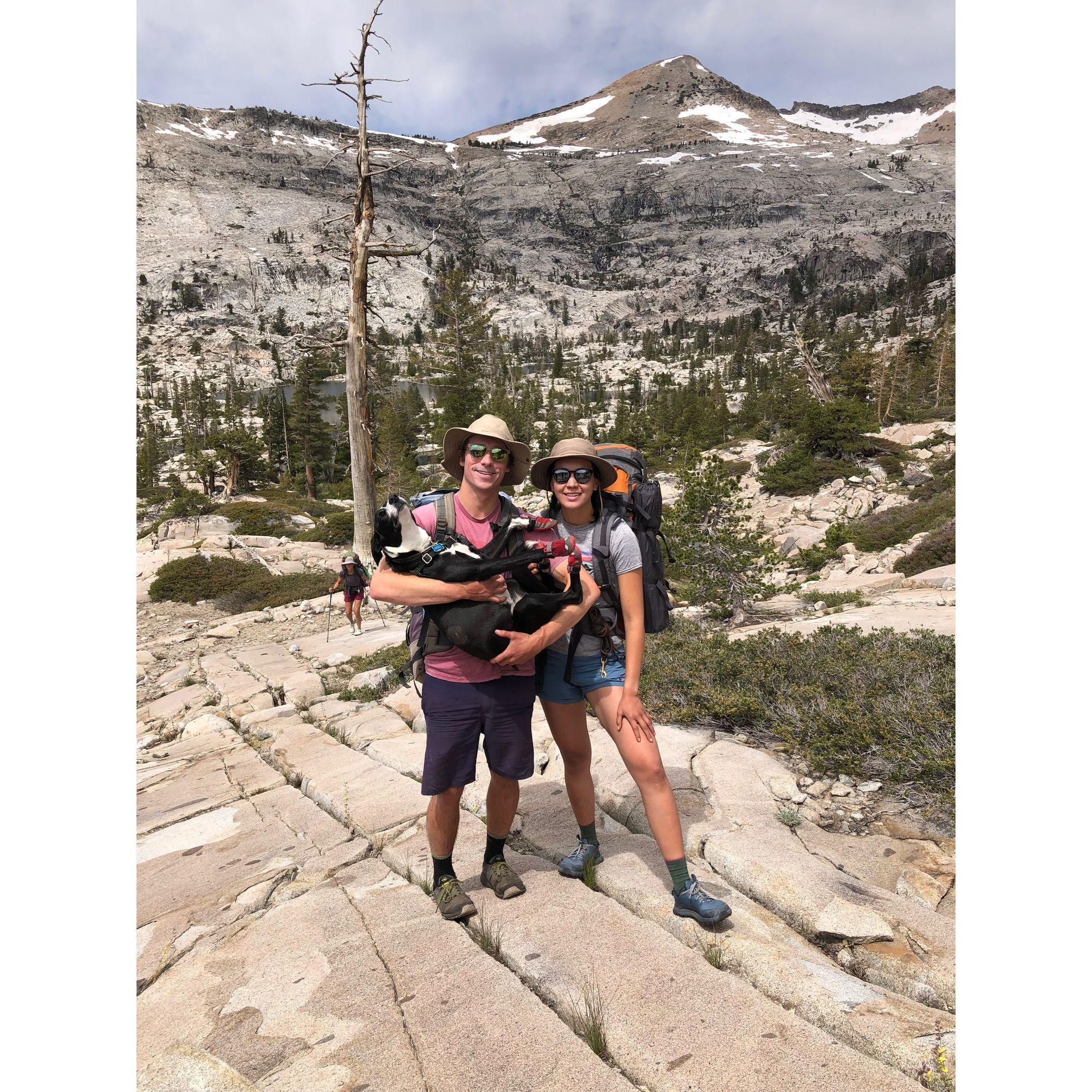 Megan and John look forward to the Stepanek Family Camping Trip every summer - but Roo dreads it a little bit. This was in the Desolation Wilderness in 2022.