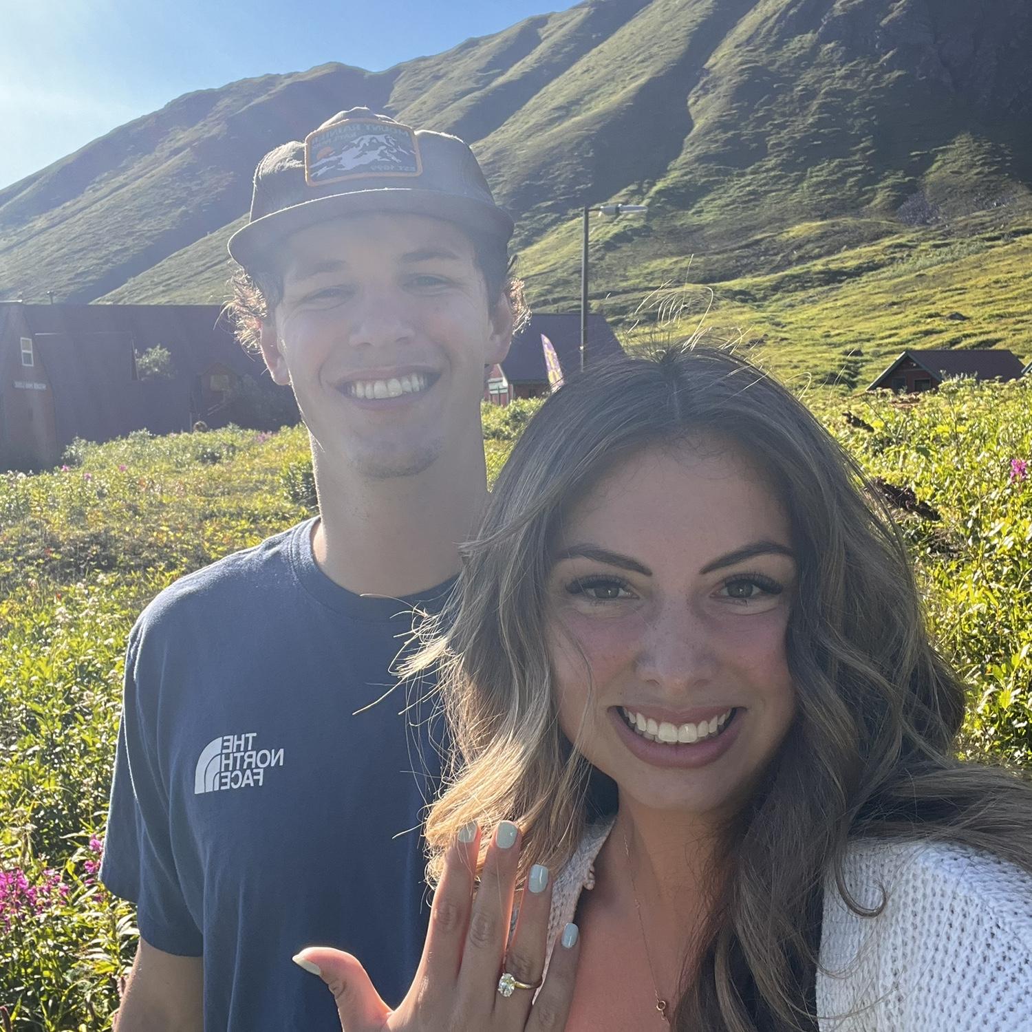 Day after engagement!