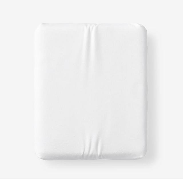 The Company Store - Legends Luxury Velvet Flannel King Fitted Sheet in White (King)