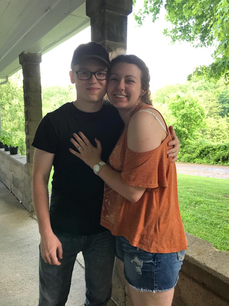The day we got engaged!!!