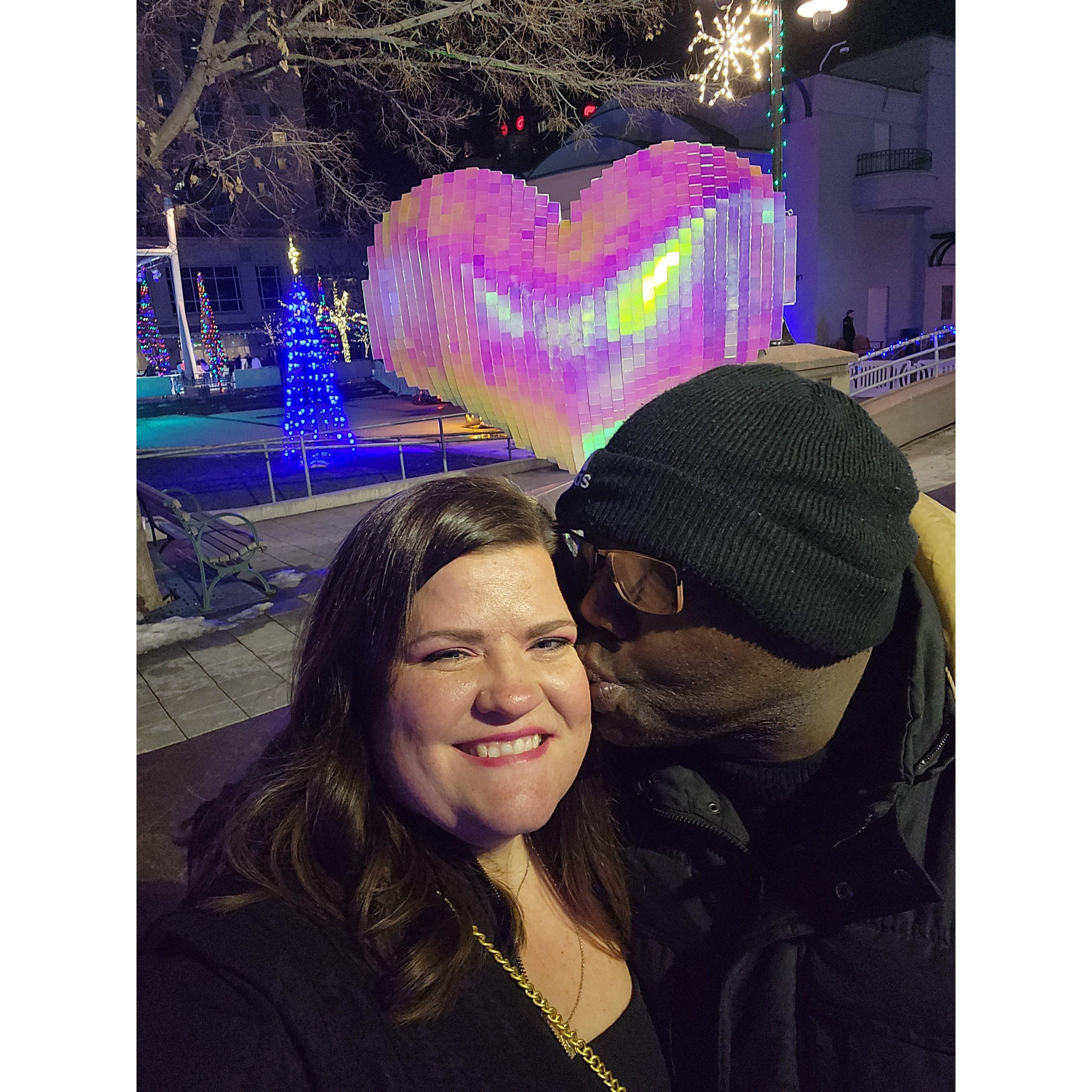 We traveled back and forth between SLC and Rexburg for the first 6ish months of our relationship.