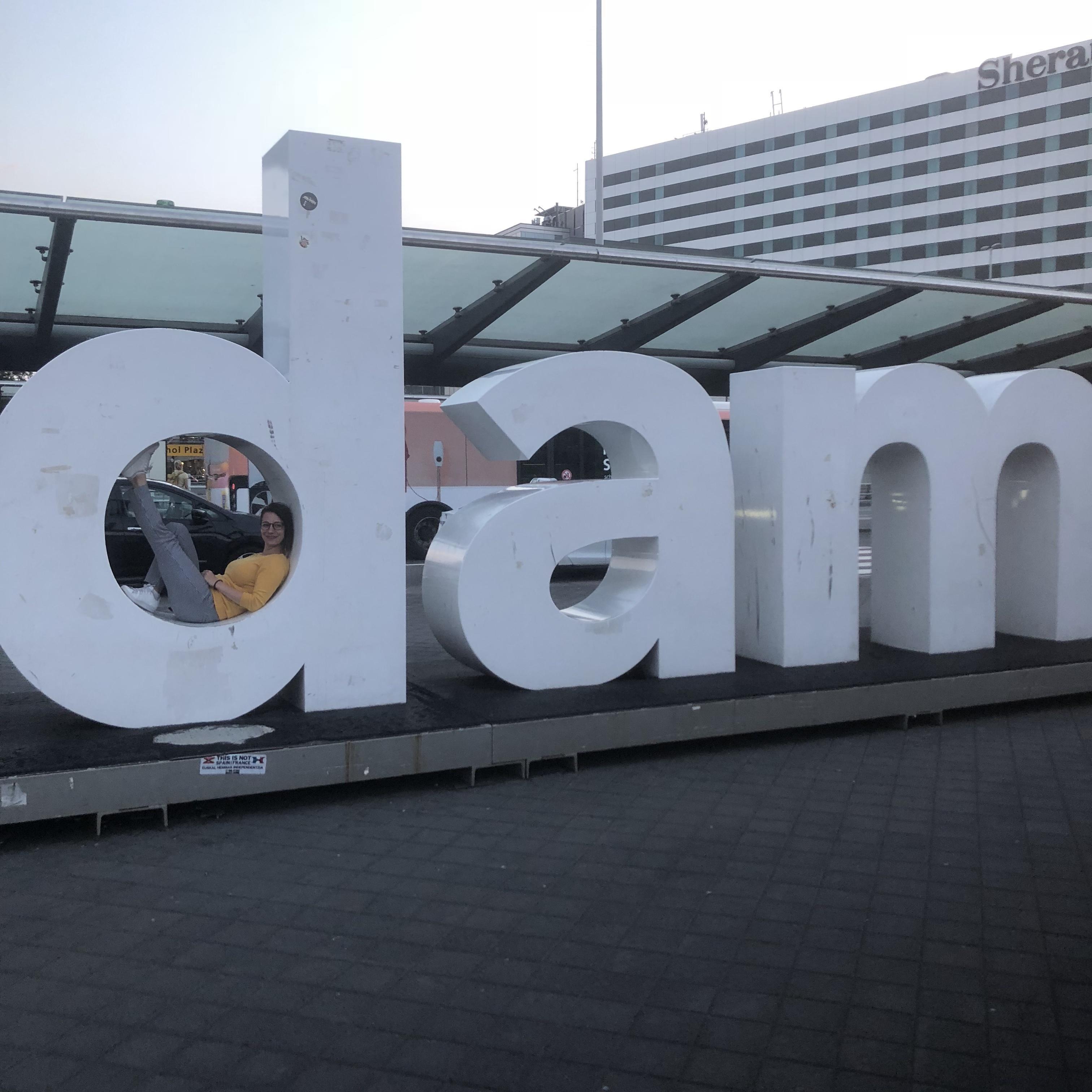 Putting the "dam" in Amsterdam, Summer 2018.